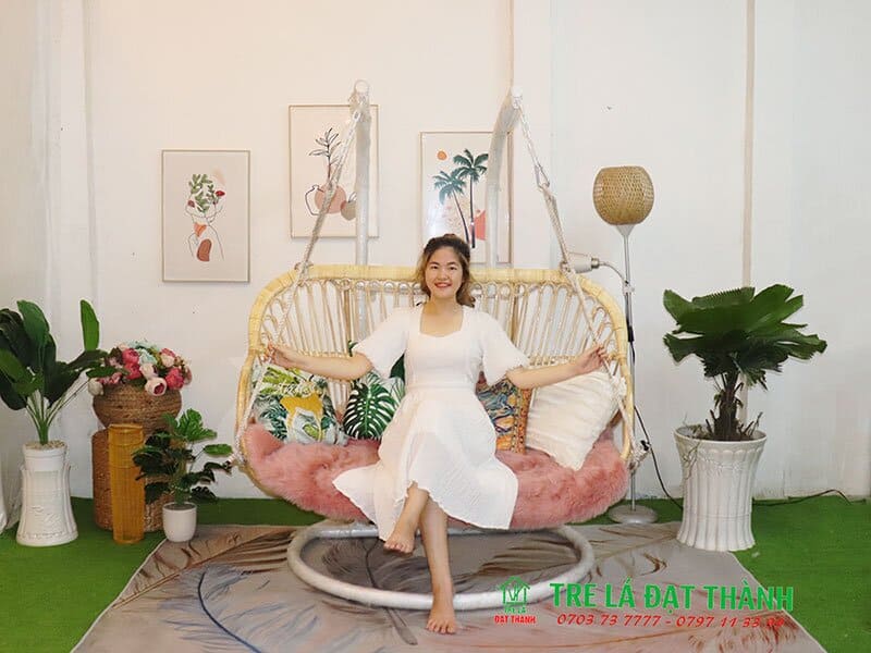 Ghế Mây Đung Đưa - GMDD002